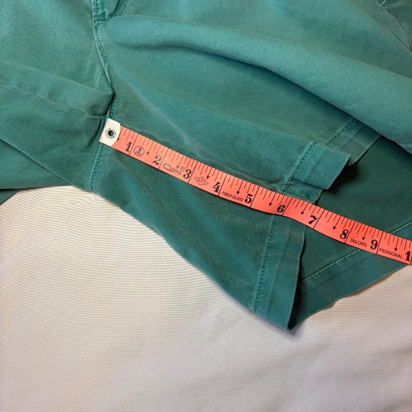Pilcro and the Letterpress Anthropologie Teal Hyphen Shorts Size 28 - Picture 4 of 9
